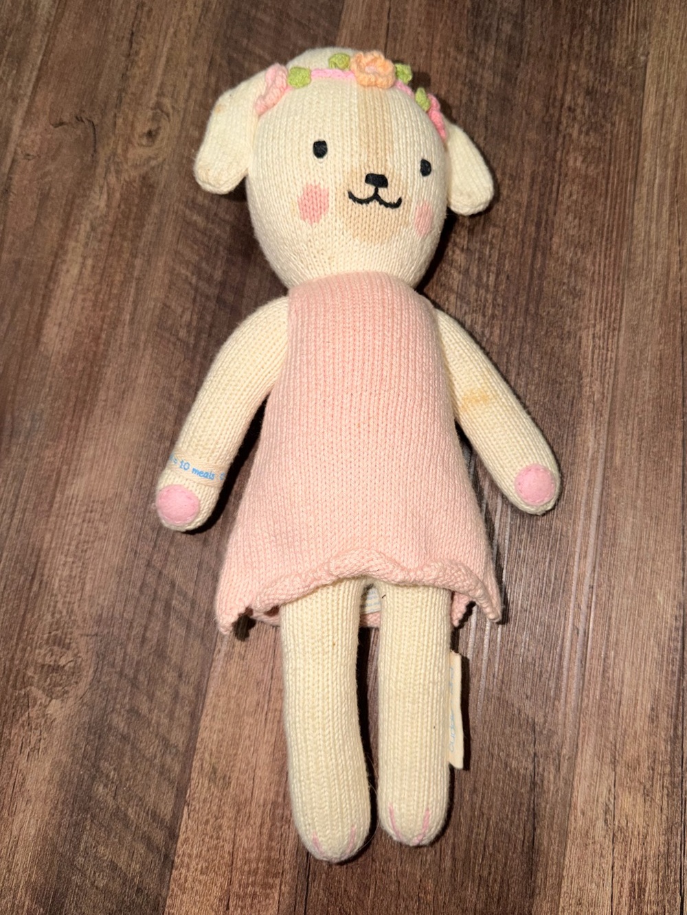Cuddle + Kind Charlotte Puppy Dog Plush Doll Handmade Peru